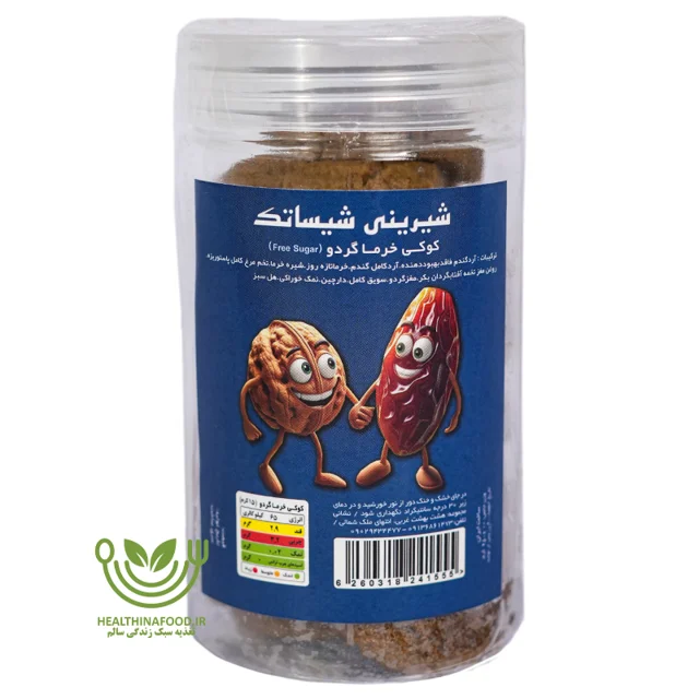 کوکی خرما گردو شیساتک