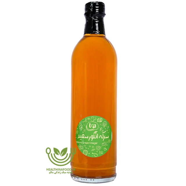 سرکه انگور سفید تخمیری نونا 500 گرمی