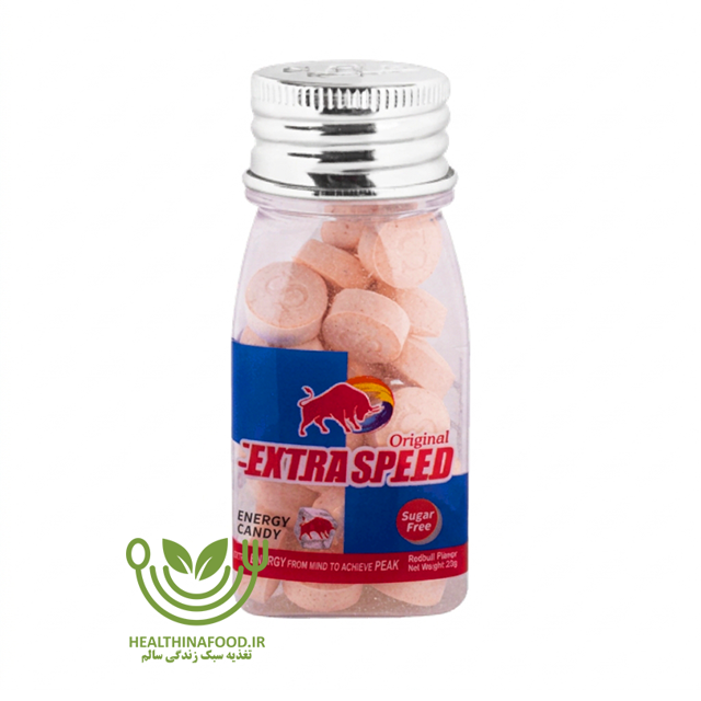 قرص انرژی زا بدون شکر با طعم ردبول Extra Speed