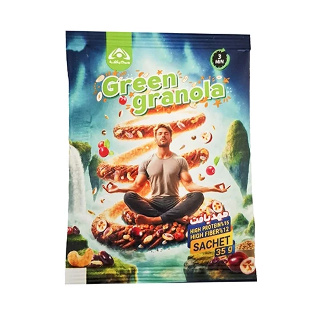 گرانولا سبز(وگان) 35 گرمی مدیافت